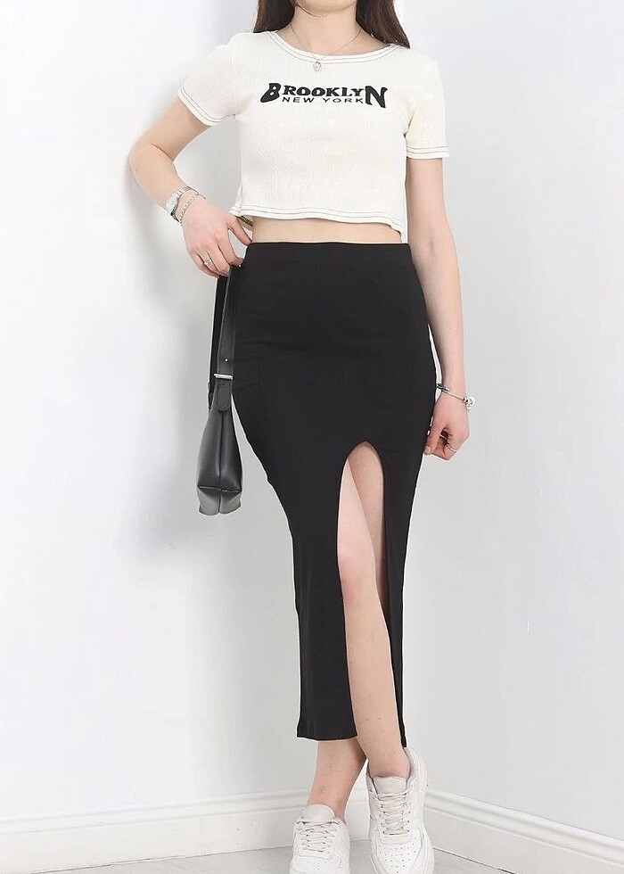 Nakışlı Etekli Takım - Görsel 3