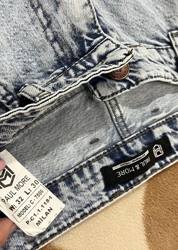 Gri Tie-Dye Regular Fit Denim erkek Jean - Görsel 4