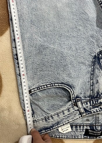 Gri Tie-Dye Regular Fit Denim erkek Jean - Görsel 3