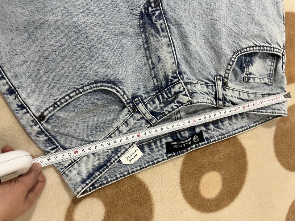 Gri Tie-Dye Regular Fit Denim erkek Jean - Görsel 2