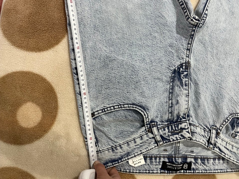 Gri Tie-Dye Regular Fit Denim erkek Jean - Görsel 3