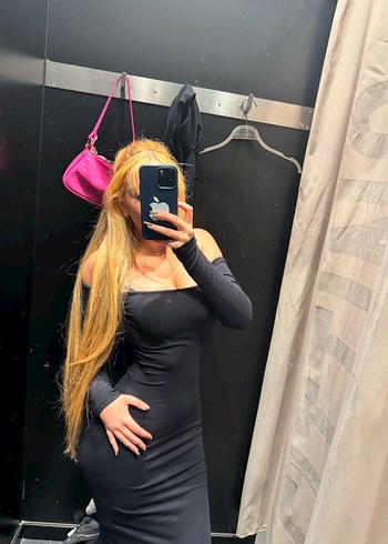 xs Beden Siyah Midi Elbise