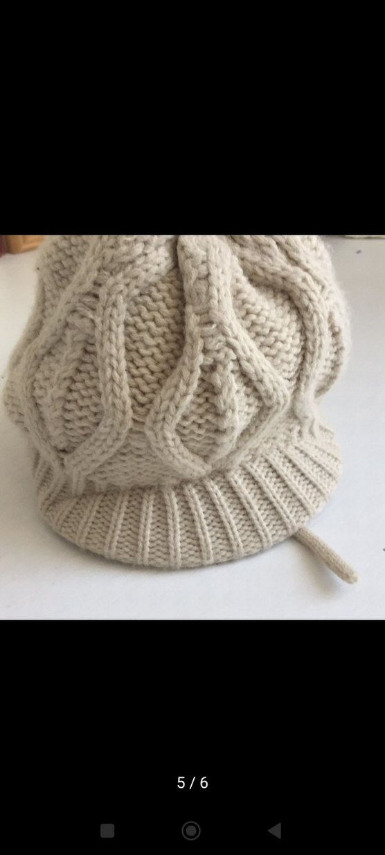 Bej Örgü Çocuk Bere Kulaklıklı - Görsel 5