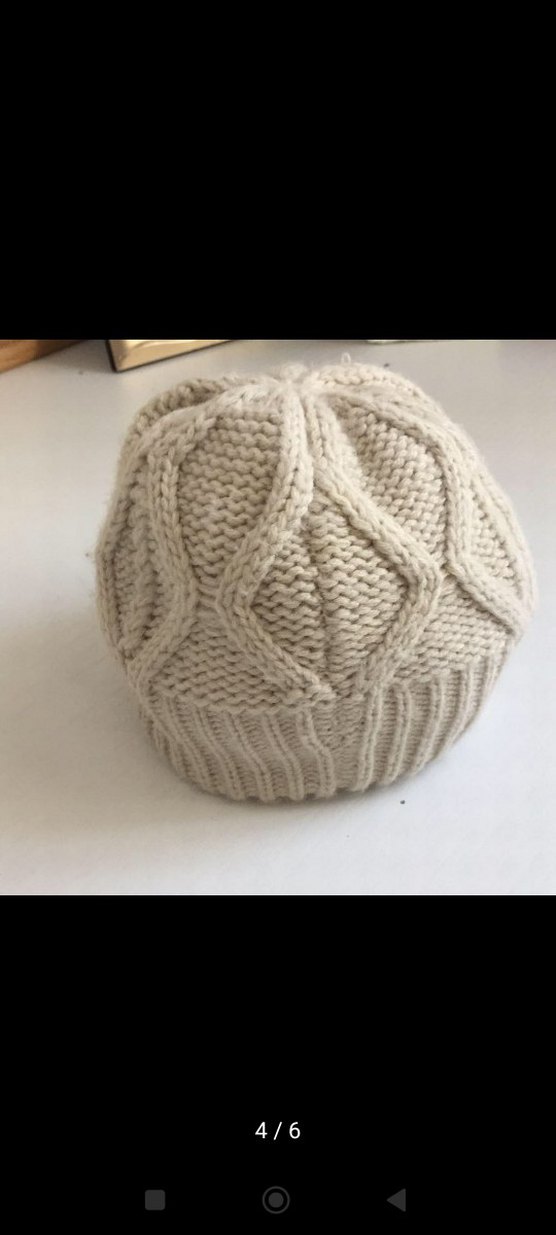 Bej Örgü Çocuk Bere Kulaklıklı - Görsel 4