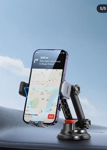 LinkTech W751 Premium Kablosuz 15W Araç Telefon Tutacağı - Görsel 4