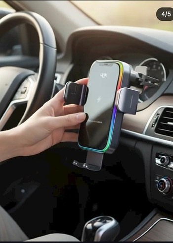 LinkTech W751 Premium Kablosuz 15W Araç Telefon Tutacağı - Görsel 5