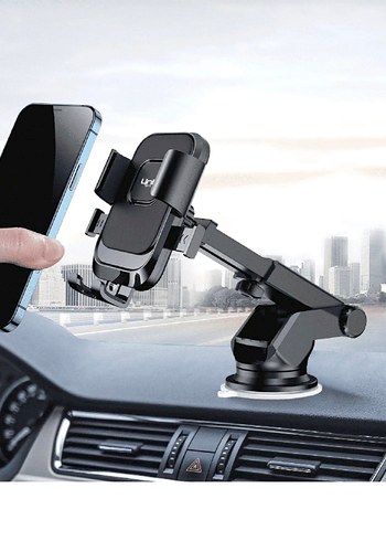 LinkTech H735 Araç İçi Telefon Tutucu (Torpido ve Cama Montaj) - Görsel 4