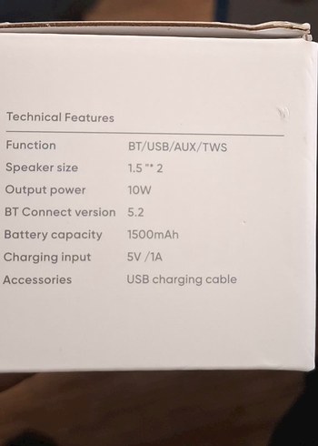 Mikado MD-56BT Siyah Aux + USB + Bluetooth Destekli 10W 1500MAH - Görsel 5