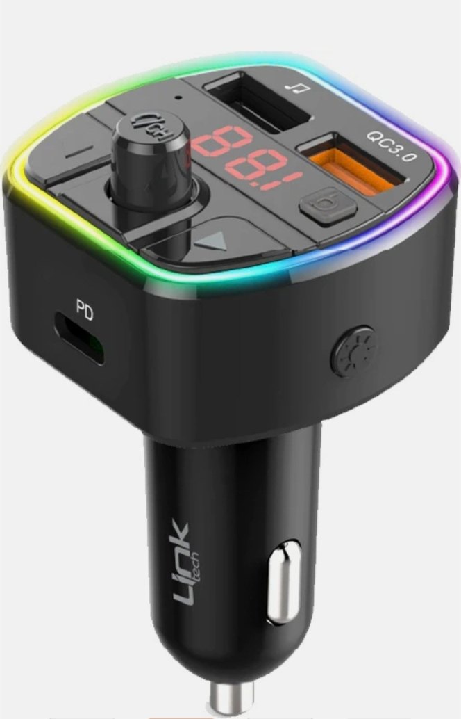 Linktech GP14 38W Pd + Qc3.0 LED Ekranlı Fm Transmitter - Görsel 4