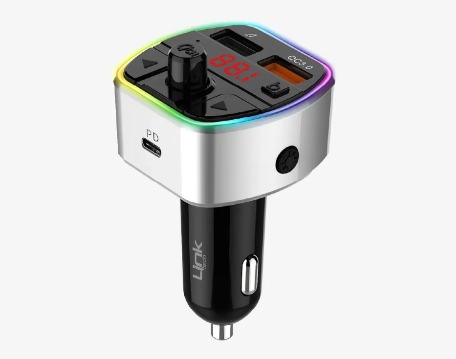 Linktech GP14 38W Pd + Qc3.0 LED Ekranlı Fm Transmitter - Görsel 2