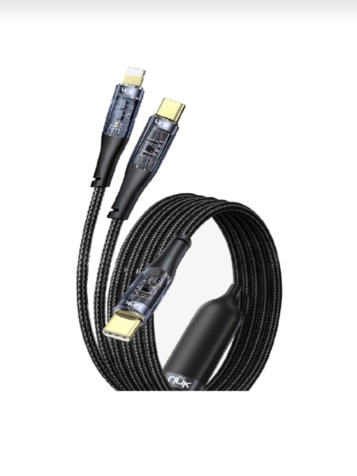 K674 2in1 Type-C 60W Hızlı Şarj Kablosu - Görsel 4