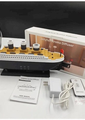 Titanic  Hava Nemlendirici Aromaterapi Ev Uçucu Yağ Difüzörü - Görsel 7