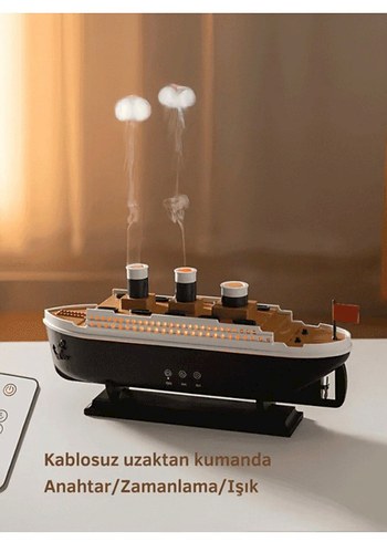 Titanic  Hava Nemlendirici Aromaterapi Ev Uçucu Yağ Difüzörü - Görsel 5