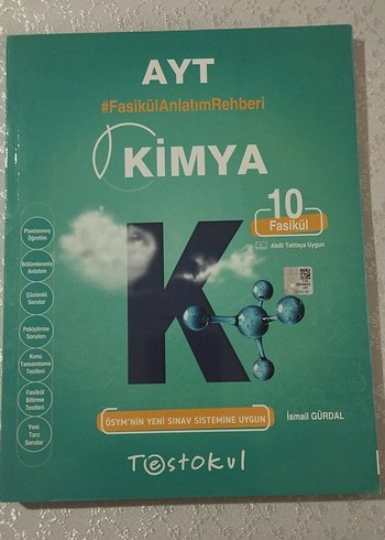 AYT Kimya Fasikül Anlatım Rehberi