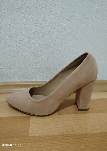 Diğer Bej Süet Kadın Topuklu Stiletto