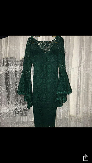 Yeşil haki elbise
