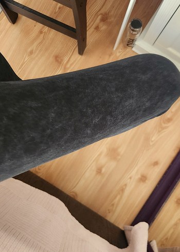 m Beden gri Renk Kadın Gri Denim Tayt, Normal Boy,