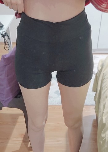 Diğer Siyah Gotik Spor Şort