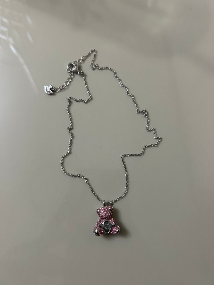swarovski ayıcıklı kolye - Görsel 2
