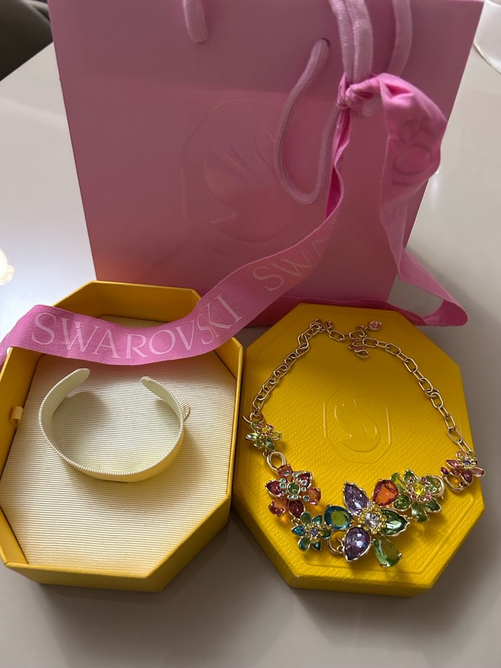 swarovski kolye - Görsel 5