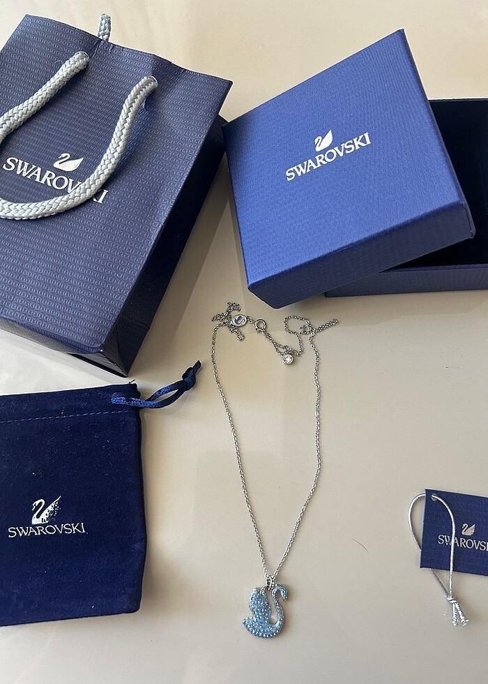 swarovski kolye - Görsel 4
