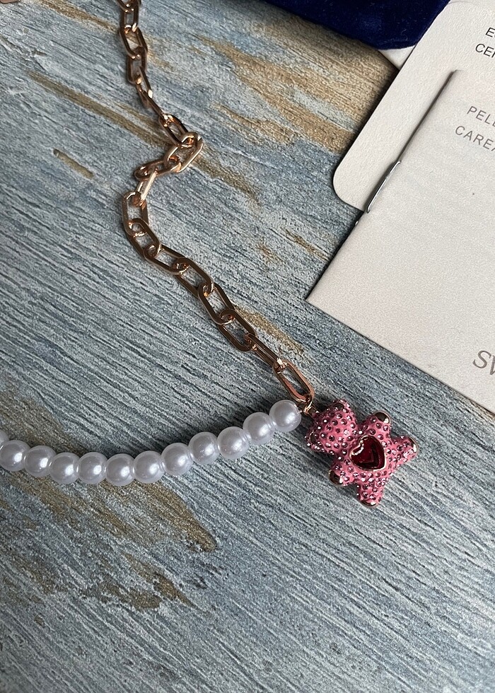 swarovski kolye - Görsel 2