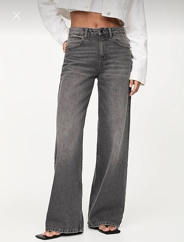40 Beden gri Renk Pull Bear Jean