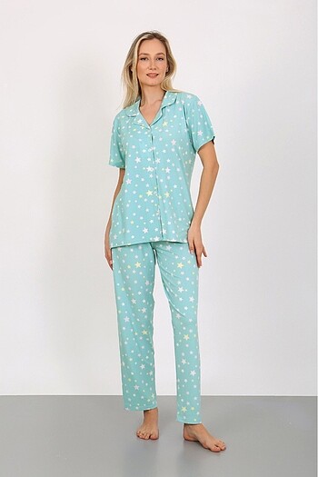 Diğer Nisanca kadın kısa kollu pijama takımı