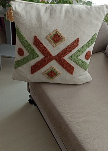 Nakışlı Bohem Çok Renkli Kırlent