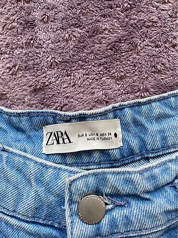 Zara Düşük Bel Zara Kot Etek