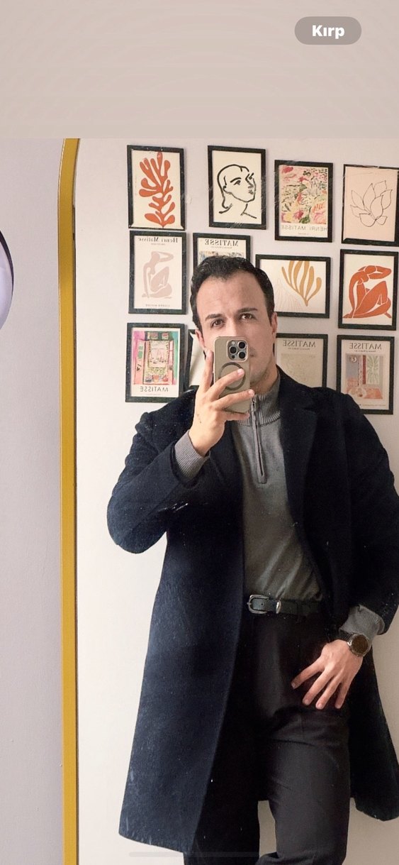 H&M erkek Orjinal Kaban Palto mont - Görsel 2