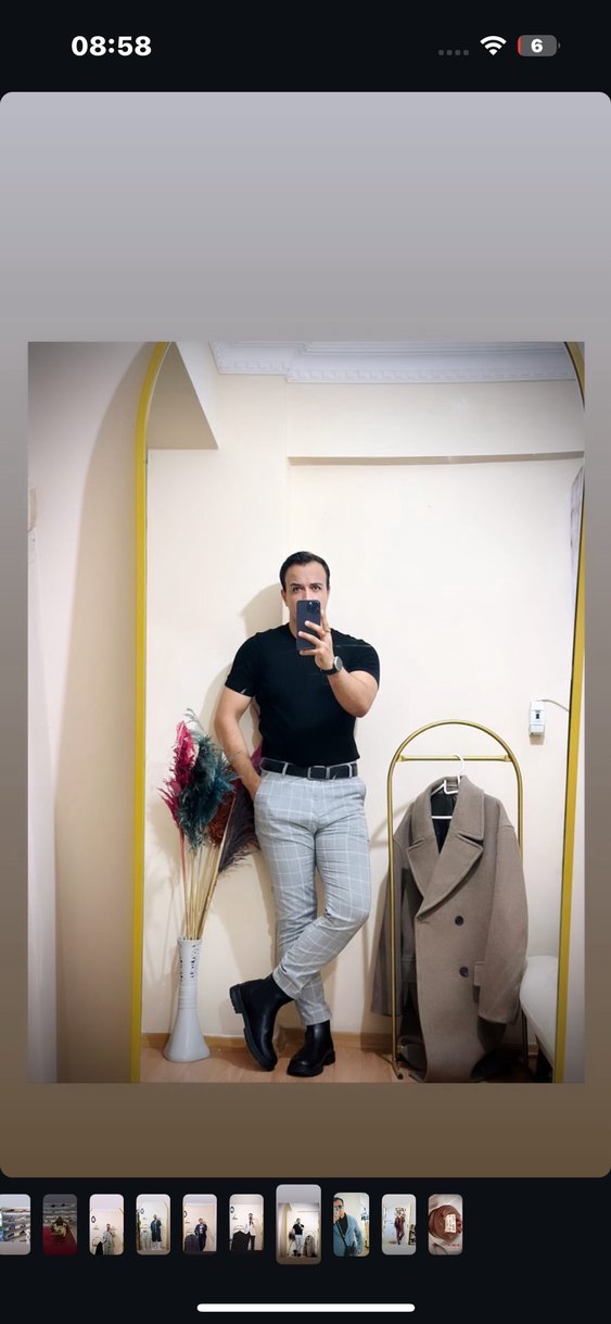 Kahverengi Çift Düğmeli Kaban - Görsel 2