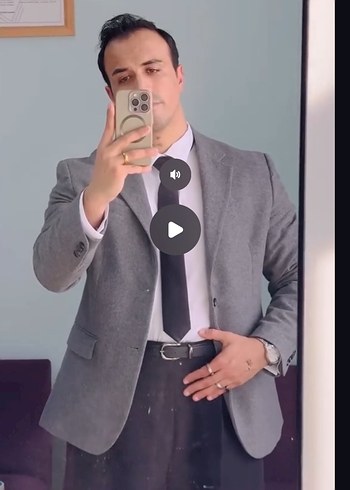 H&M Erkek Blazer Kışlık Ceket gri Orjinal