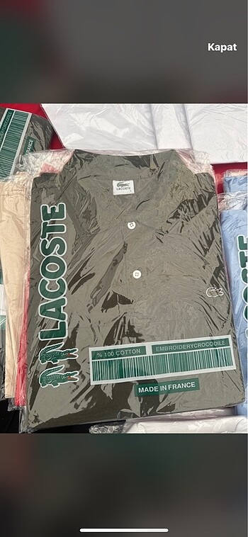 Lacoste tişört t shirt yeşil