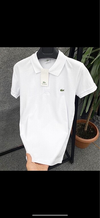 Lacoste tişört erkek Kadın unisex beyaz t shirt