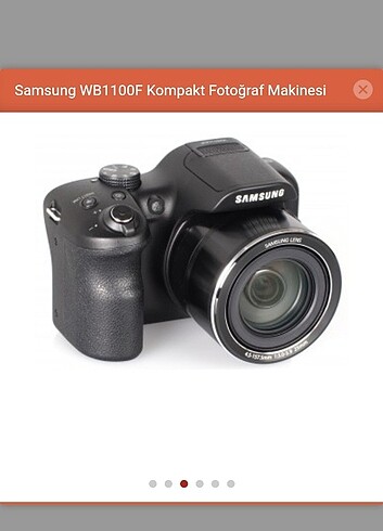 Samsung fotoğraf makinesi WF1100F