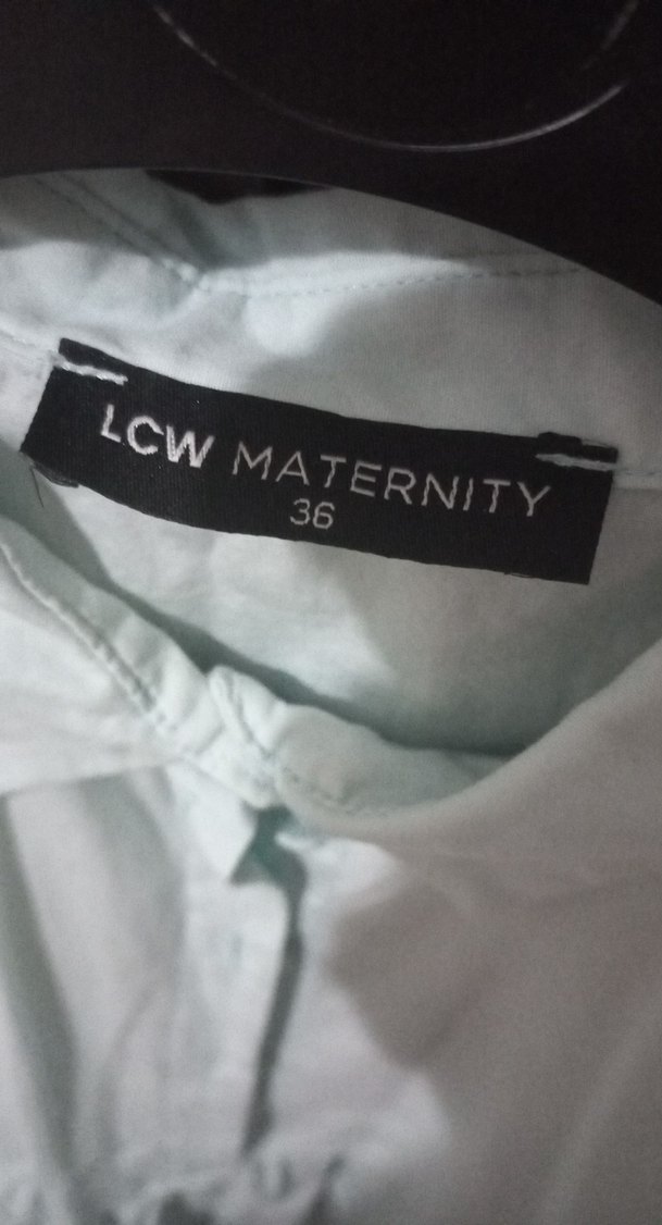 Mavi Midi Uzun Kollu Gömlek - Görsel 3