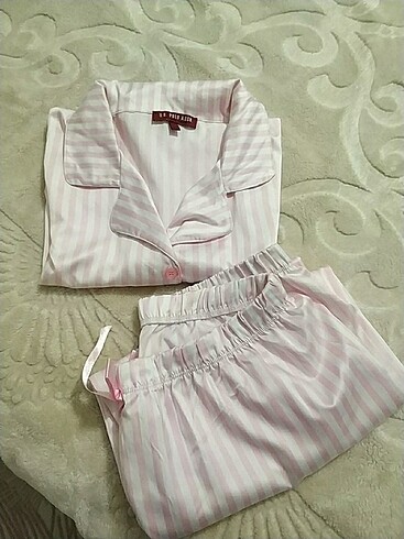 Uspa pijama takımı saten large beden geniş kalıp 