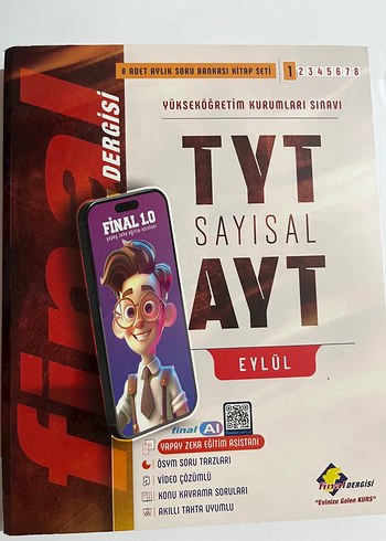 TYT Sayısal AYT Soru Bankası Seti Eylül Ayı