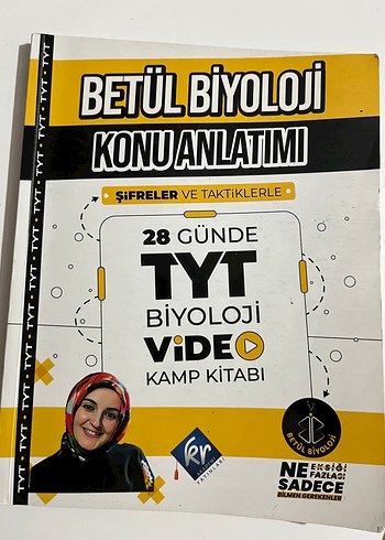 Betül Biyoloji TYT Biyoloji Konu Anlatımı Kitabı