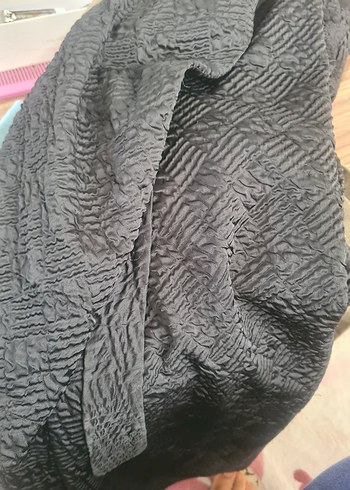 siyah bayan için sabahlık - Görsel 7