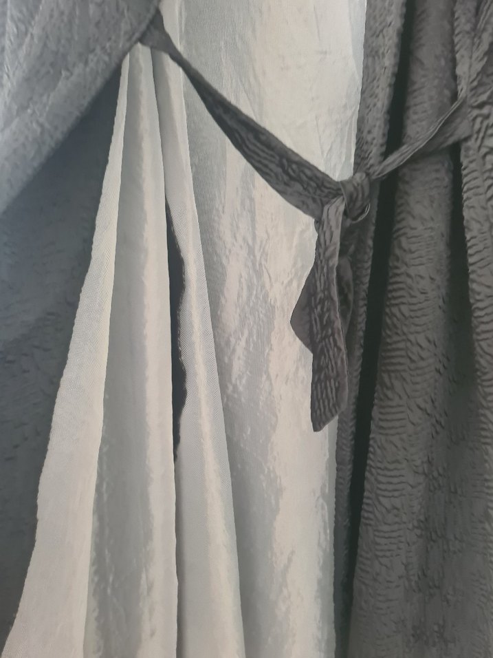 siyah bayan için sabahlık - Görsel 4