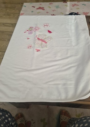 Pembe Nakışlı Çocuk Uyku Tekstili - Görsel 5