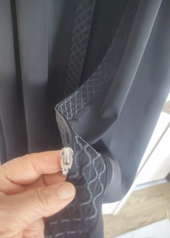 Siyah Uzun Kadın Cübbe - Görsel 6