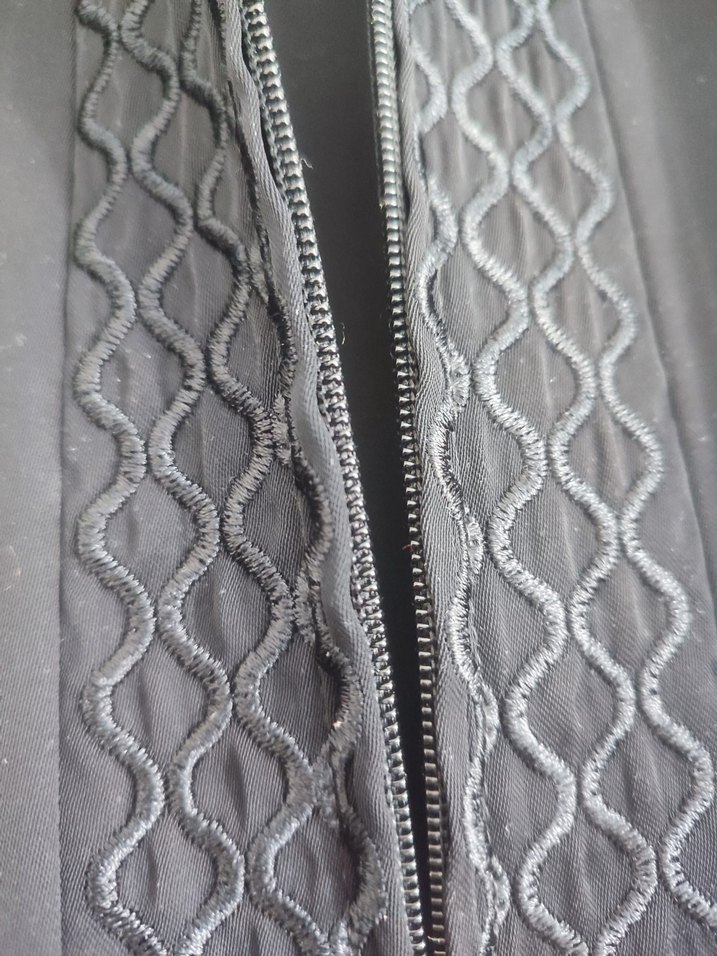 Siyah Uzun Kadın Cübbe - Görsel 5