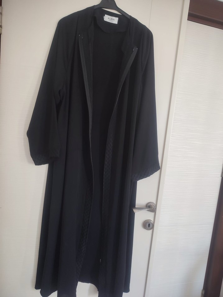 Siyah Uzun Kadın Cübbe - Görsel 2