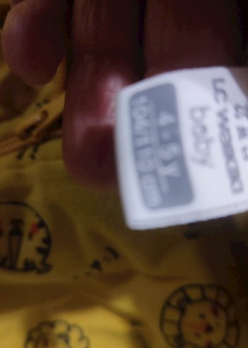 Sarı Baskılı Fermuarlı 3-4 yaş çocuklar için uyku tulumu - Görsel 6