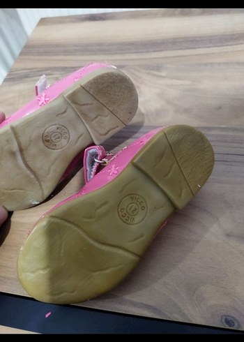 Vicco Kız Çocuk Pembe Tokalı Babet Ayakkabı