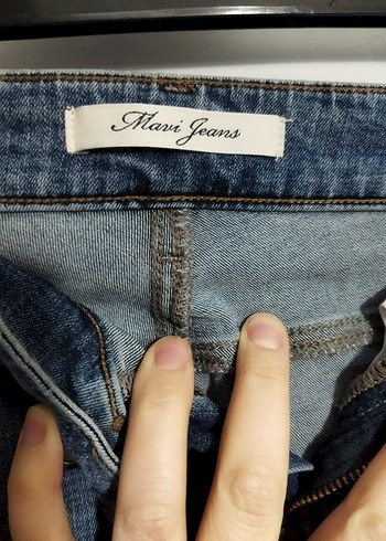 Kadın Mavi Normal Boy Denim Jean - Görsel 3