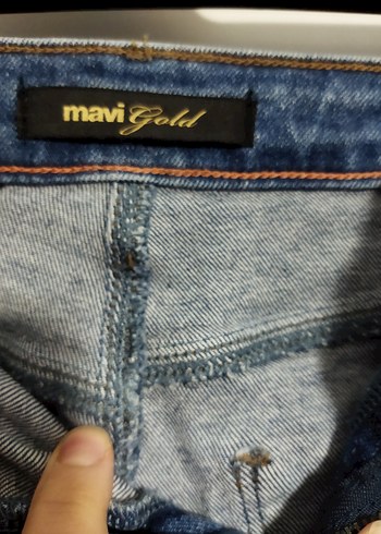 Kadın Mavi Normal Boy Dar Kesim Jean - Görsel 3